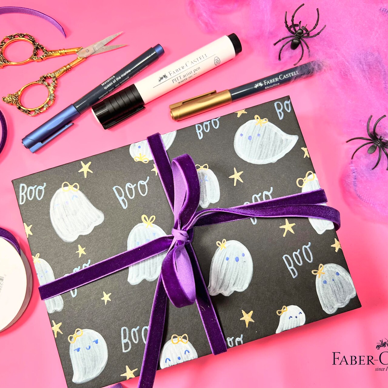 DIY Halloween Treat Box with Faber-Castell® Artist Pens